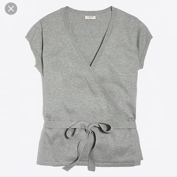 J. Crew Tops - J. Crew blush pink wrap sweater